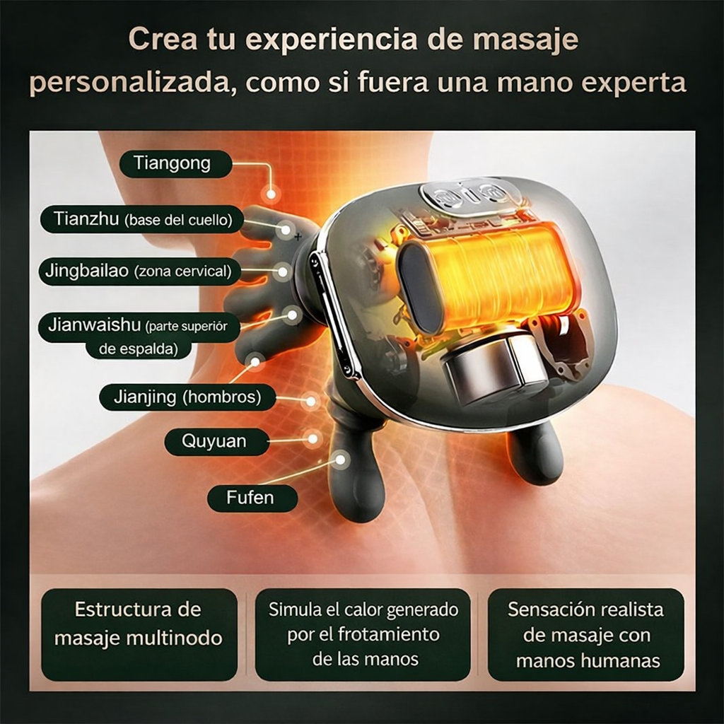 Masajeador Biónico Cuello y Hombros Pro Calor